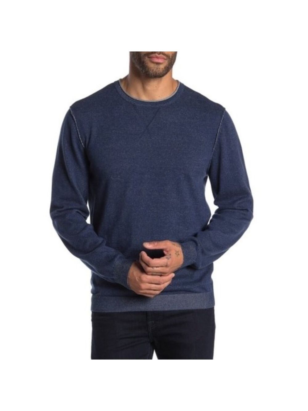Report Collection Expose Seam Crew Neck Sweater